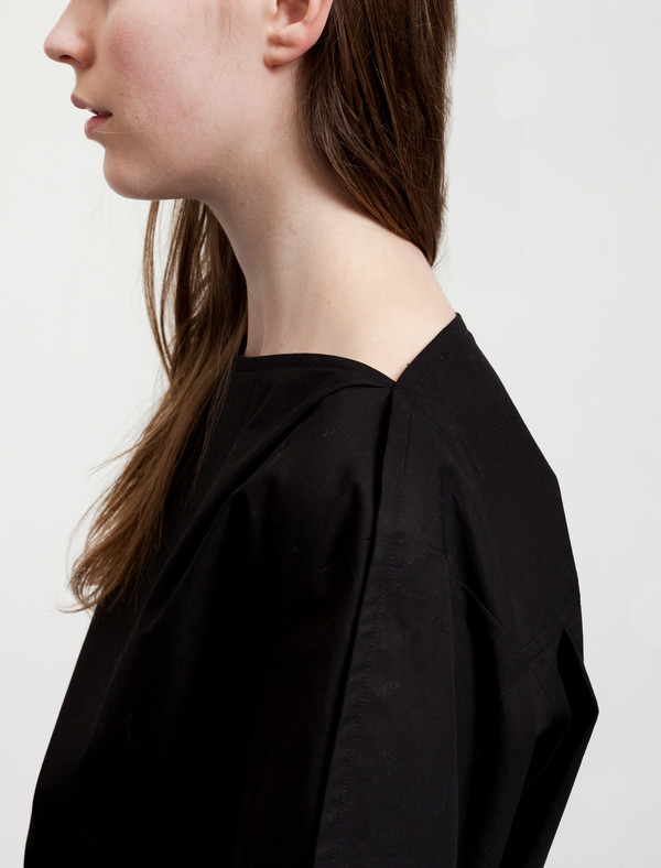 Lemaire Large Sleeve Blouse Black Lemaire Large Sleeve Blouse Black