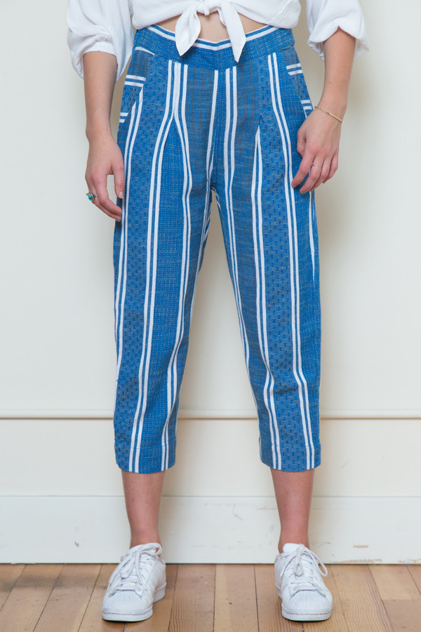 ace & jig atlantic pant in blue jean ace & jig atlantic pant in blue jean