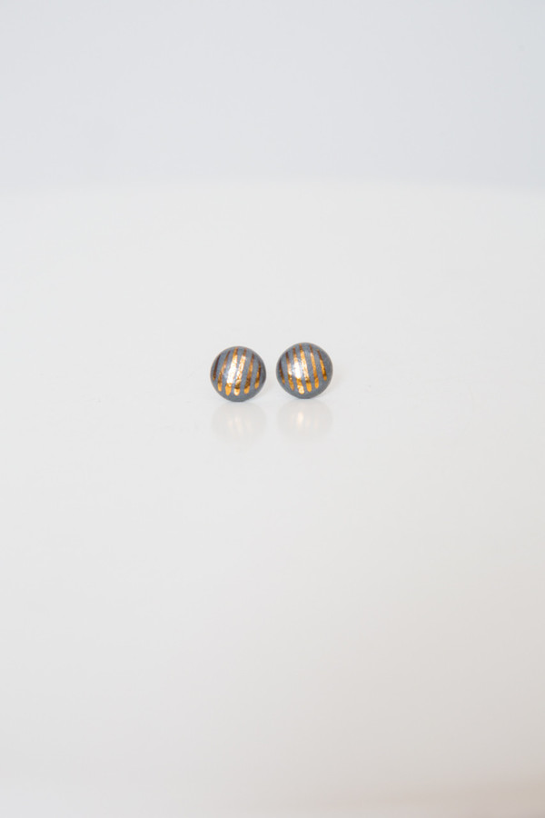 amber e lea striped tribal studs amber e lea striped tribal studs