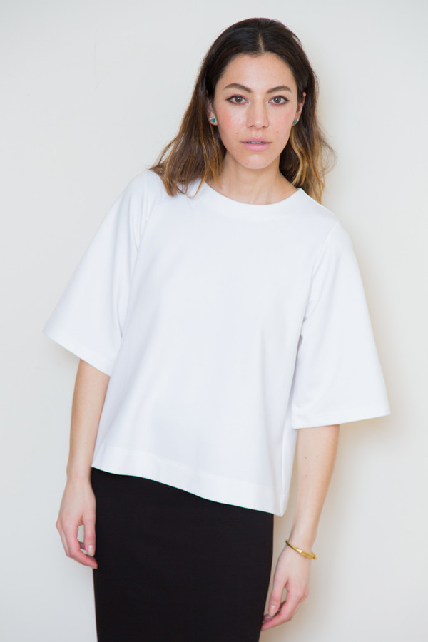 bytimo white s/s blouse bytimo white s/s blouse