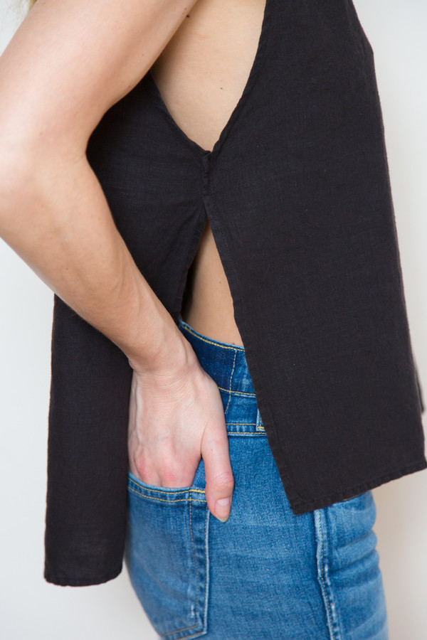 Ozma Apron Tank - Black Ozma Apron Tank - Black