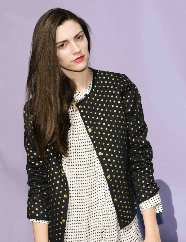 Storm & Marie "Issy" Black Jacket w/ Gold Spots Storm & Marie "Issy" Black Jacket w/ Gold Spots