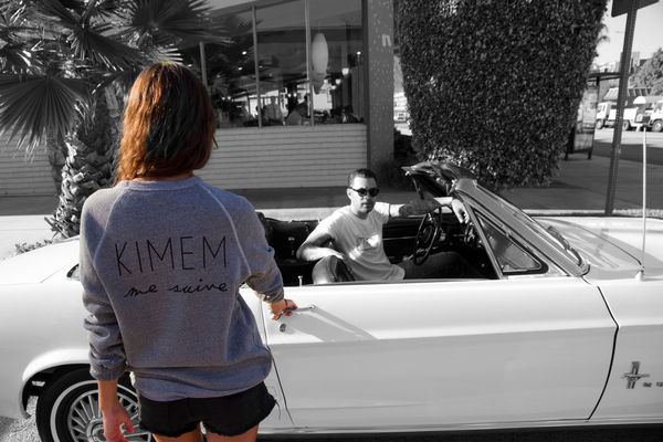 KIMEM me suive print Sweater KIMEM me suive print Sweater