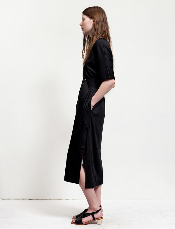 Lemaire Tunic Dress Black Lemaire Tunic Dress Black