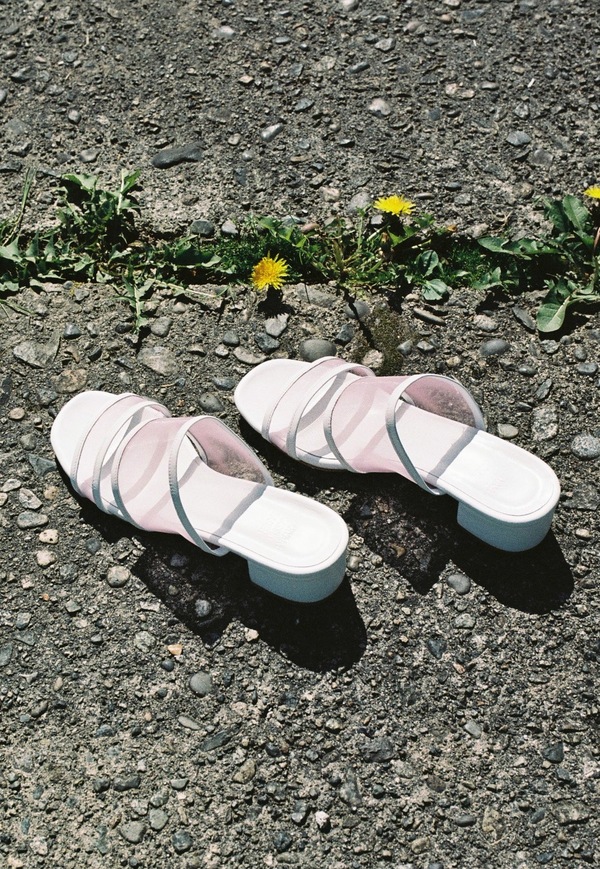 Maryam Nassir Zadeh Martina Slide - white / pink mesh Maryam Nassir Zadeh Martina Slide - white / pink mesh