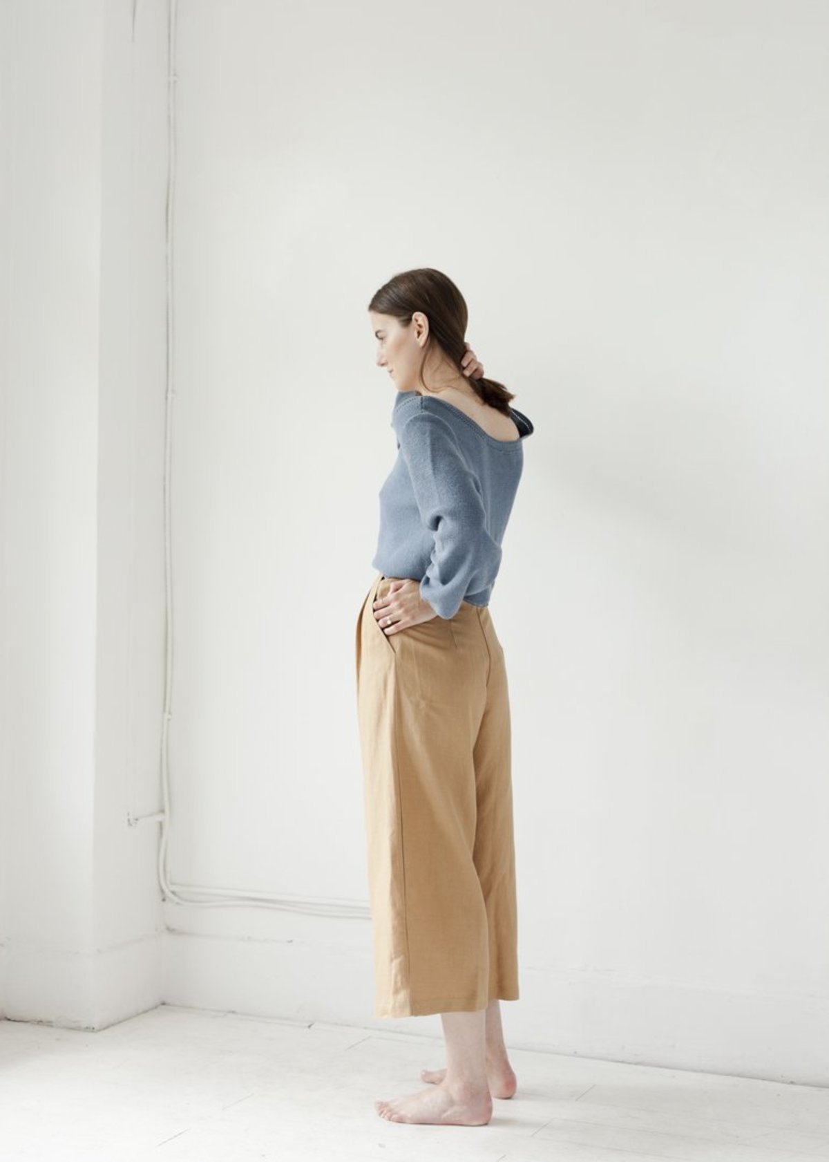 First Rite Crop Culotte | Garmentory