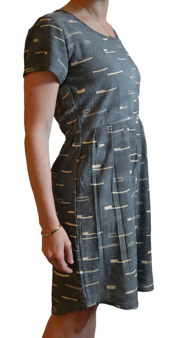 Make It Good Sails Gathered Tee Dress Make It Good Sails Gathered Tee Dress