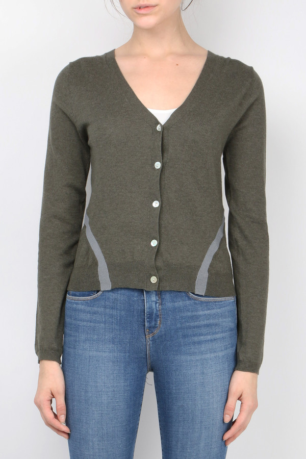 Sphere One Color Block Cardi Sphere One Color Block Cardi