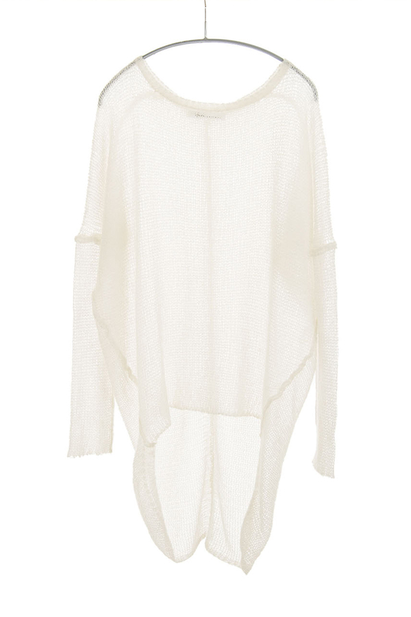 Paychi Guh Sheer Pullover White Paychi Guh Sheer Pullover White