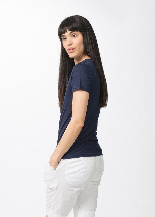 Organic by John Patrick Viscose Short Sleeve Crew Tee Organic by John Patrick Viscose Short Sleeve Crew Tee