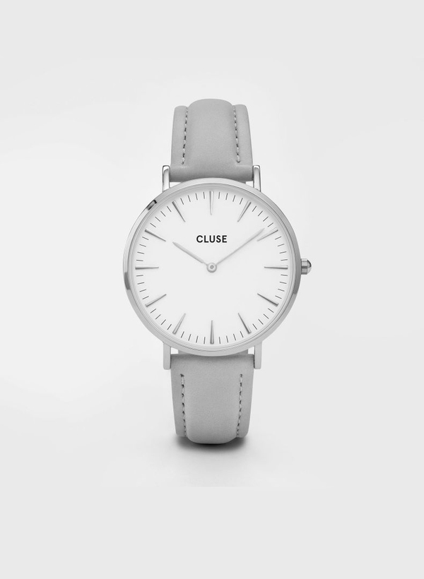 Cluse La Boheme Silver Watch Grey Cluse La Boheme Silver Watch Grey
