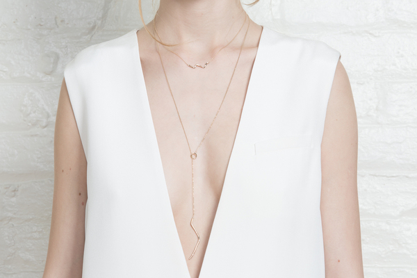 Shahla Karimi Subway Fine Necklace - Upper West Side to Lower East Side Shahla Karimi Subway Fine Necklace - Upper West Side to Lower East Side