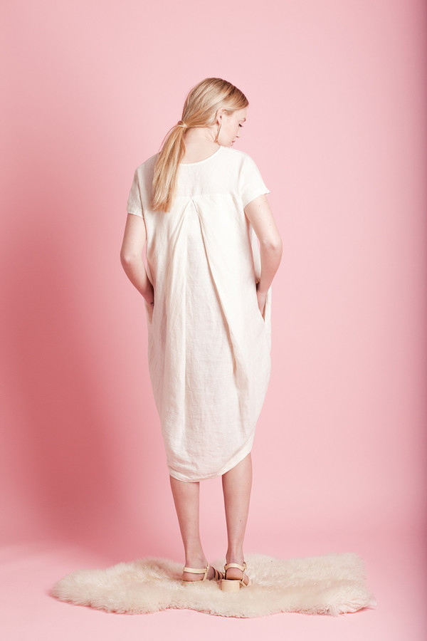 BLACK CRANE COCOON DRESS BLACK CRANE COCOON DRESS