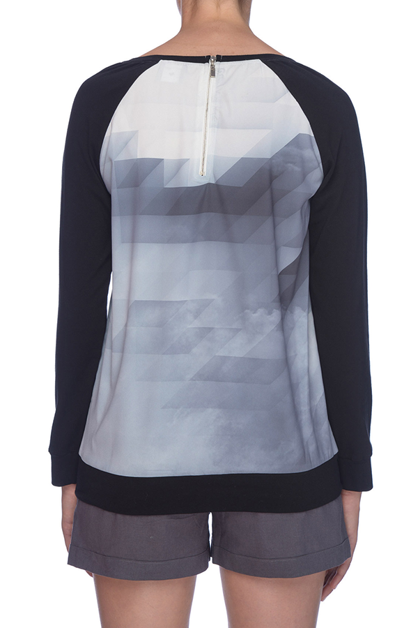 Against Nudity Cloud Print Jumper Against Nudity Cloud Print Jumper