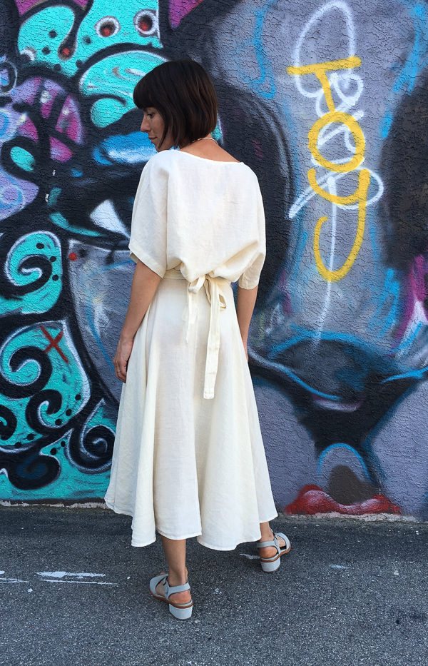 Black Crane Wrap Skirt Black Crane Wrap Skirt