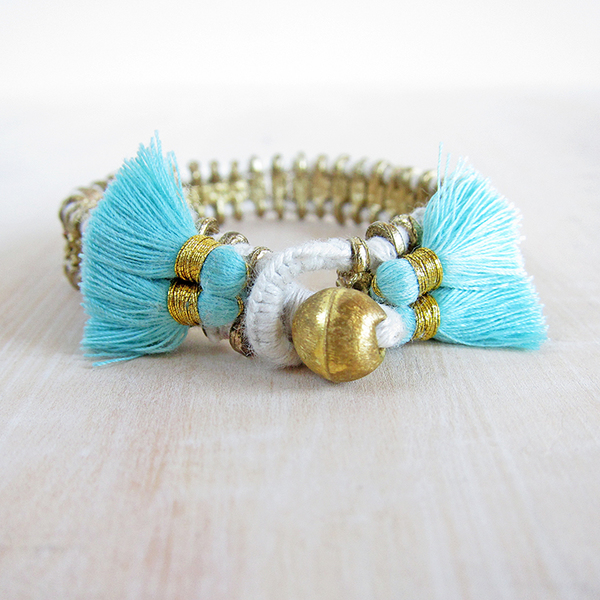 Bluma Project Cala bracelet - white/sky Bluma Project Cala bracelet - white/sky