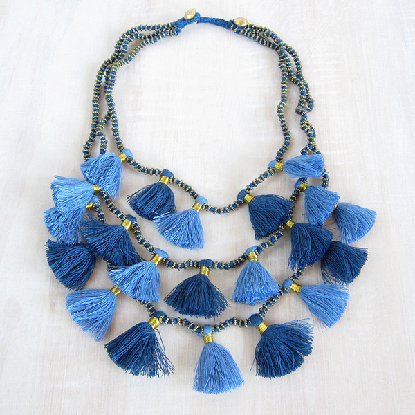 Bluma Project Gia necklace - denim Bluma Project Gia necklace - denim