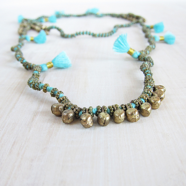 Bluma Project Farah necklace - sky Bluma Project Farah necklace - sky