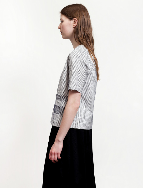 Norse Projects Womens Vita Cotton Slub White/Black Norse Projects Womens Vita Cotton Slub White/Black