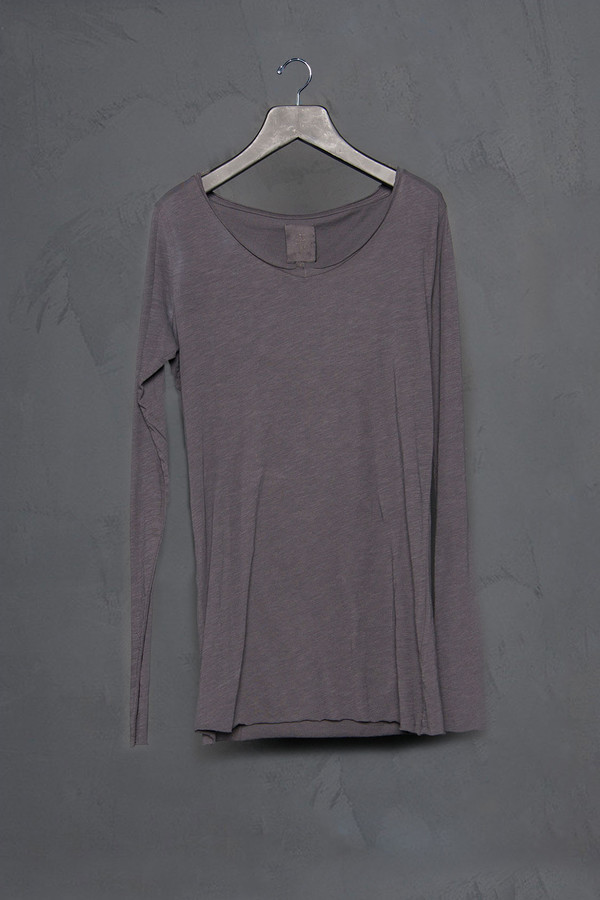 Thom / Krom Long Sleeve Basic Scoop Tee Thom / Krom Long Sleeve Basic Scoop Tee