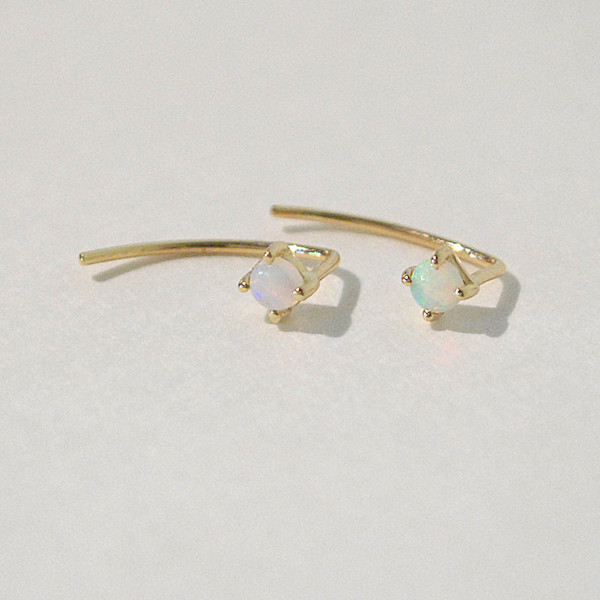 Kristen Elspeth Neptune Opal Ear Hooks Kristen Elspeth Neptune Opal Ear Hooks