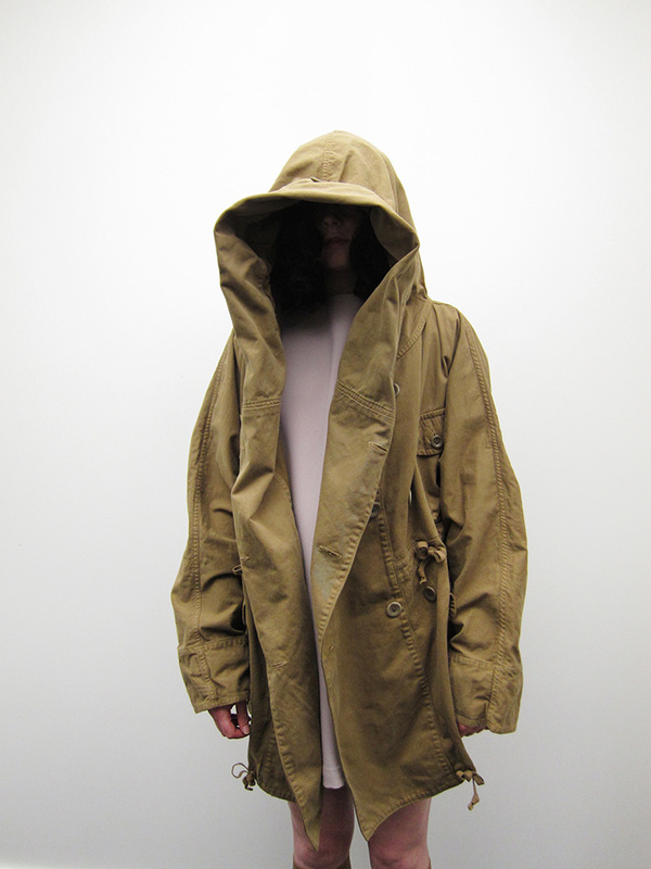 Unisex Katsuragi Ring Coat, Khaki Gold Unisex Katsuragi Ring Coat, Khaki Gold