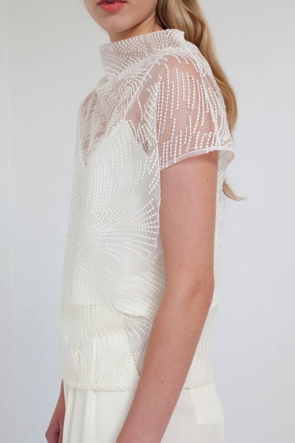 Silvae Hofman Top in Cream Lace Silvae Hofman Top in Cream Lace