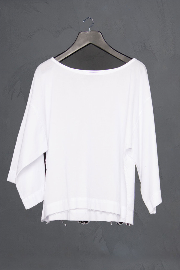 KES Cropped Raw Edge Top KES Cropped Raw Edge Top