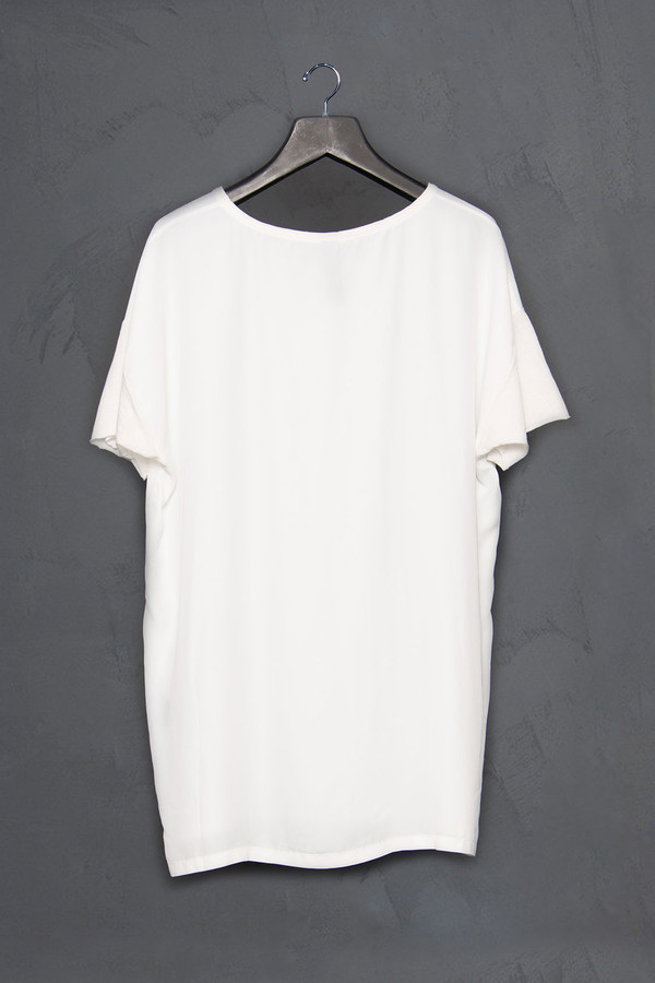 Roque Crew Neck Silk Tee Roque Crew Neck Silk Tee