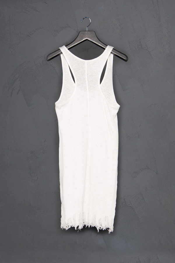 Thom / Krom Racer Tank with Drop Stitch Hem Thom / Krom Racer Tank with Drop Stitch Hem