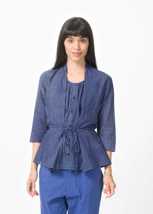 Manuelle Guibal Check Blouse Manuelle Guibal Check Blouse