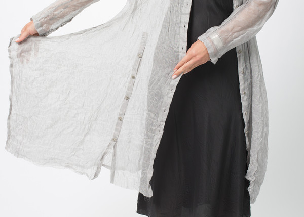 Rundholz Sheer Linen Blend Dress Rundholz Sheer Linen Blend Dress