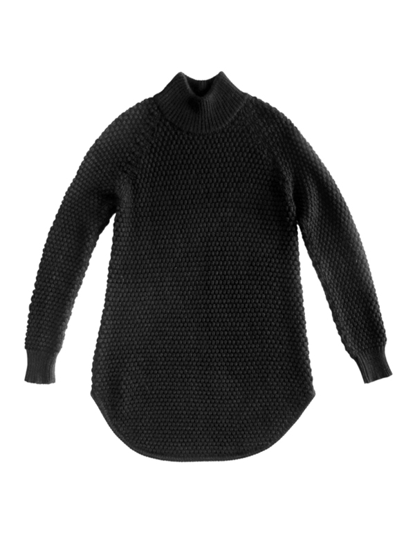 ALI GOLDEN RICE-STITCH SWEATER DRESS ALI GOLDEN RICE-STITCH SWEATER DRESS