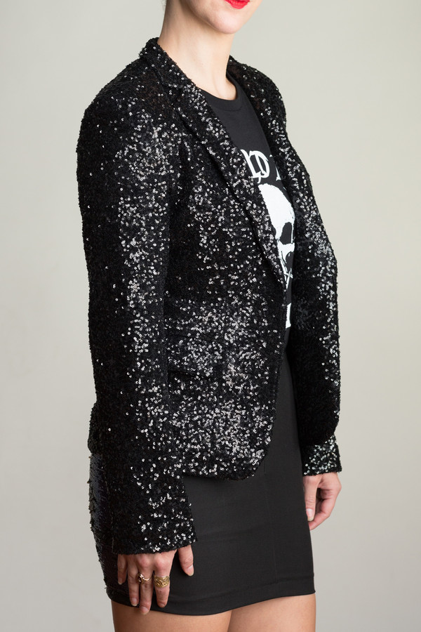 Any Old Iron Black Sequin Jacket Any Old Iron Black Sequin Jacket