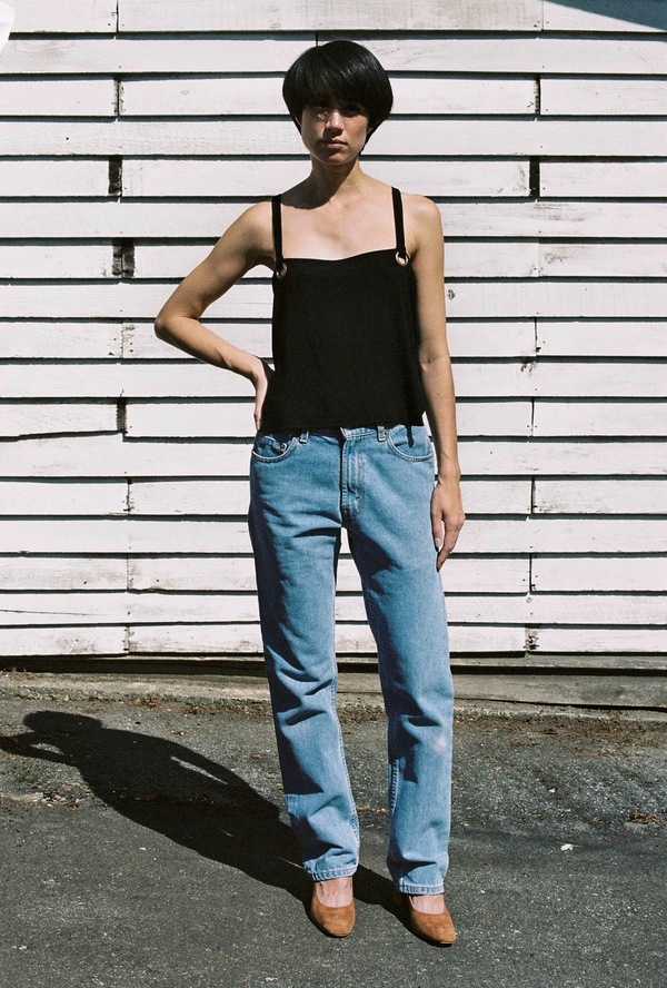 Assemly Strap Top - black Assemly Strap Top - black