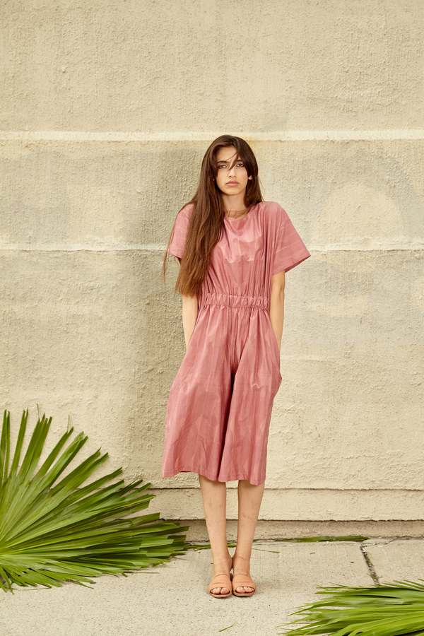 Tantuvi Gathered Jumpsuit- Dunescape Tantuvi Gathered Jumpsuit- Dunescape