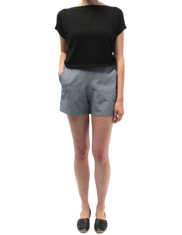 Ali Golden Chambray Shorts Ali Golden Chambray Shorts