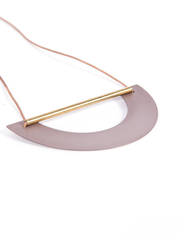 Ladies & Gentlemen Big Arch Necklace Mauve Ladies & Gentlemen Big Arch Necklace Mauve