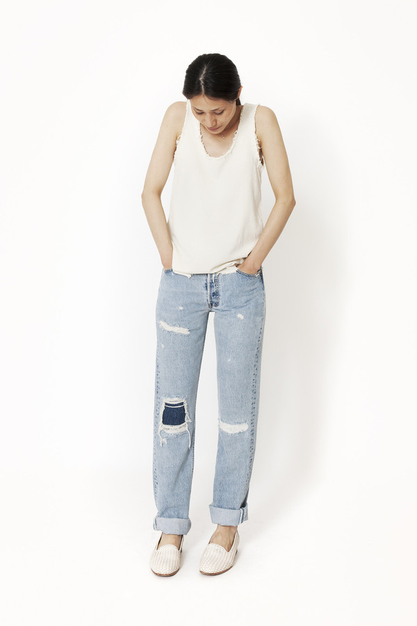 Black Crane Center Seam Tank Black Crane Center Seam Tank