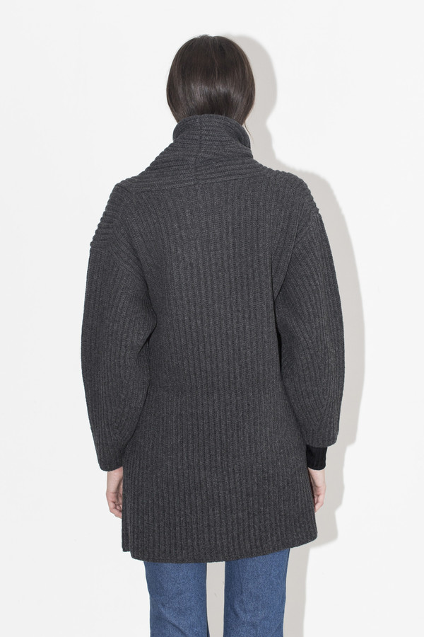 Sayaka Davis Charcoal Cable Cardigan Sayaka Davis Charcoal Cable Cardigan