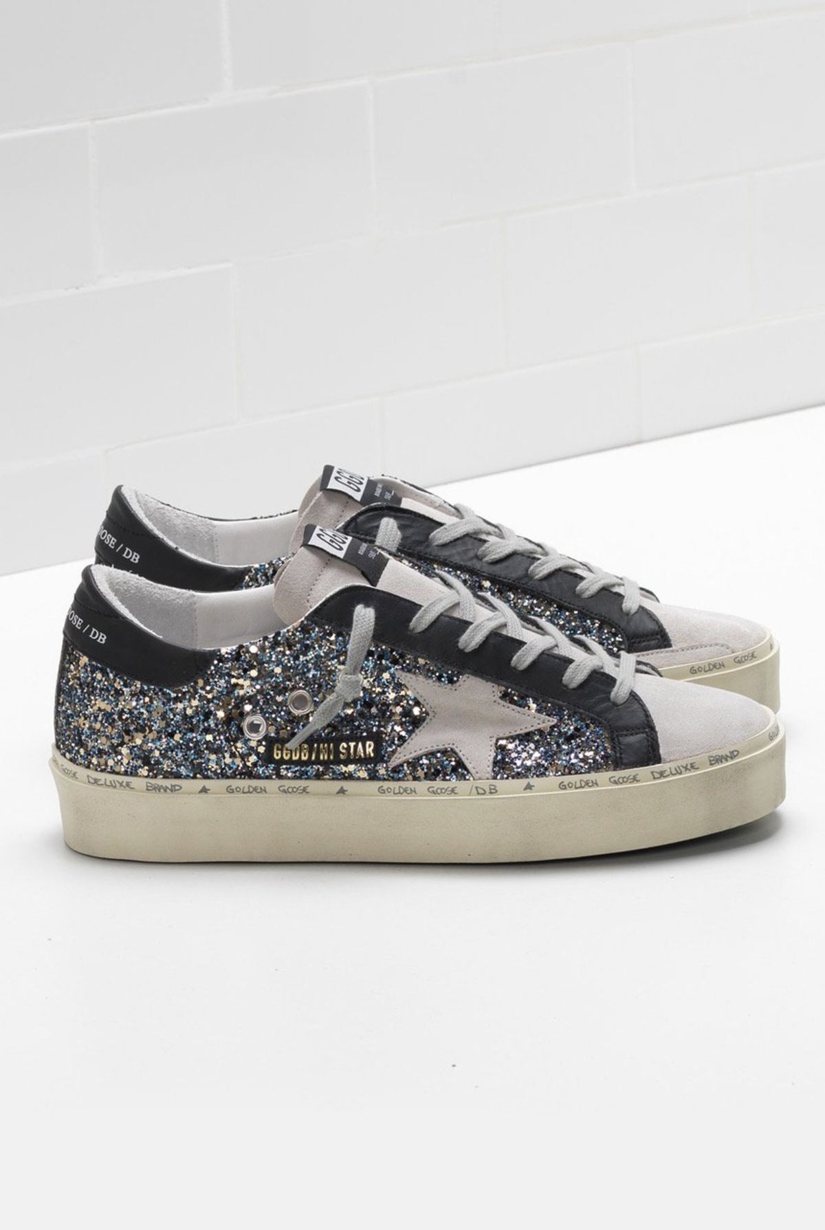 golden goose hi star glitter