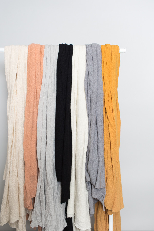 Scarf Shop Wool Cloud Scarf / Pale Peach Scarf Shop Wool Cloud Scarf / Pale Peach