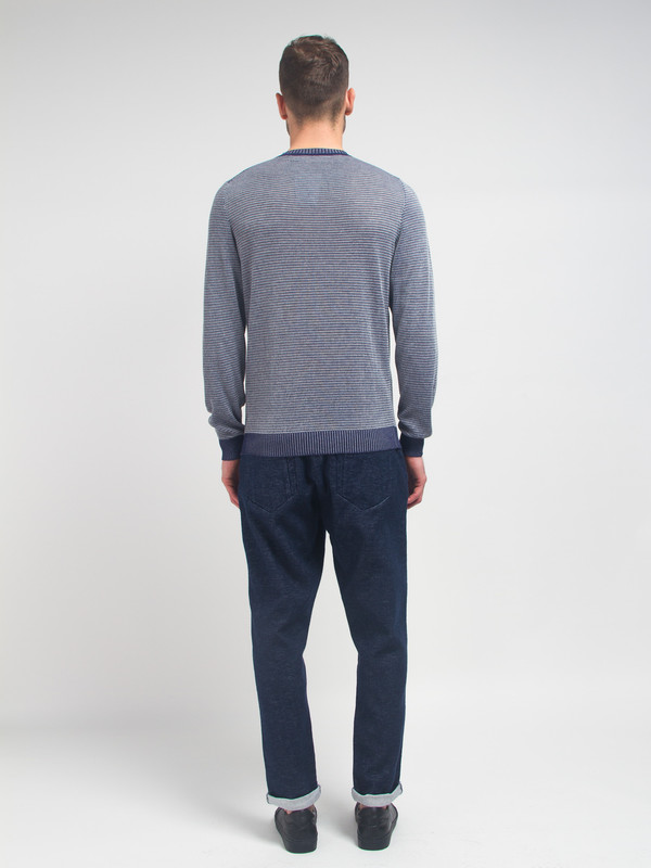 Men's Lucio Castro Grey Reversible Sweater Men's Lucio Castro Grey Reversible Sweater