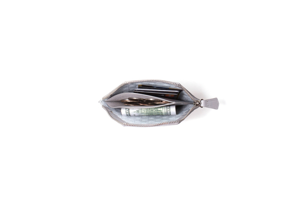 Nº31 Hexa Wallet Chequered in Light Gray Nº31 Hexa Wallet Chequered in Light Gray