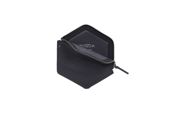 Nº32 Hexa Wallet Honeycomb in Black Nº32 Hexa Wallet Honeycomb in Black