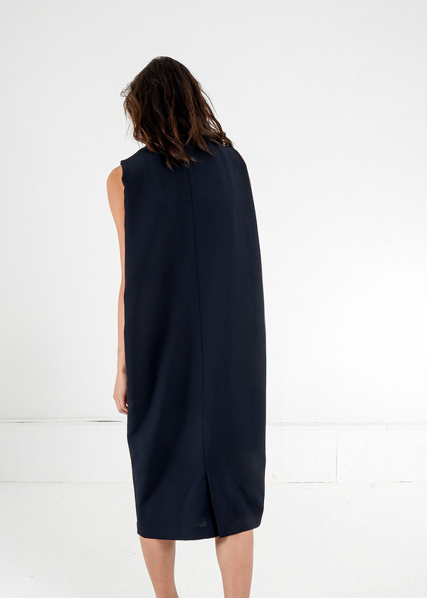 Kaarem Dill High Collar Dress Kaarem Dill High Collar Dress