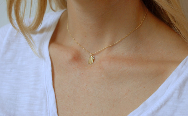 Gem & Blue - Initial Necklace Gem & Blue - Initial Necklace
