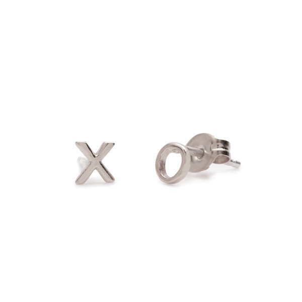 Bing Bang NYC XO Studs - Yellow Gold or Silver Bing Bang NYC XO Studs - Yellow Gold or Silver