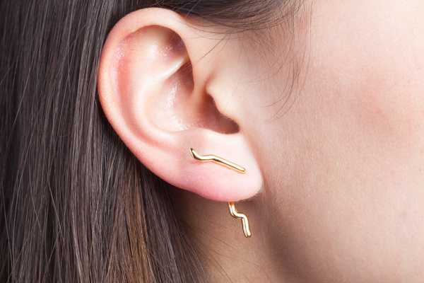 Shahla Karimi Subway Series Ear Crawler with Jacket - Yankee Stadium to Wall Street Shahla Karimi Subway Series Ear Crawler with Jacket - Yankee Stadium to Wall Street