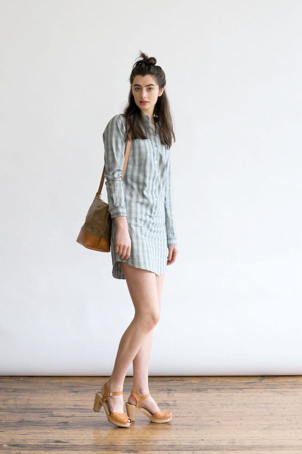 Bridge & Burn Dahlia White Plaid Bridge & Burn Dahlia White Plaid